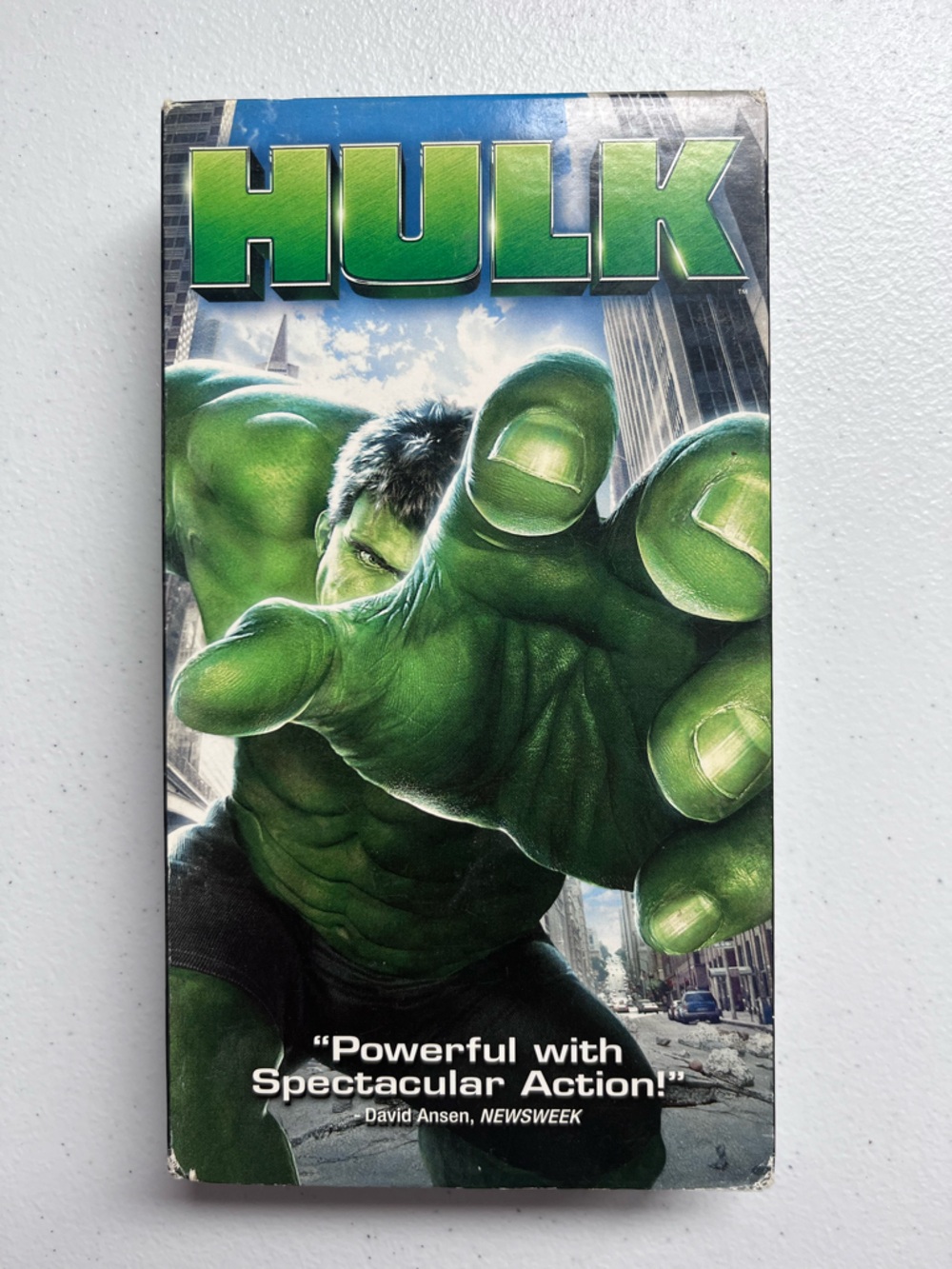 Vintage HULK VHS Tape 2003 Marvel Movie